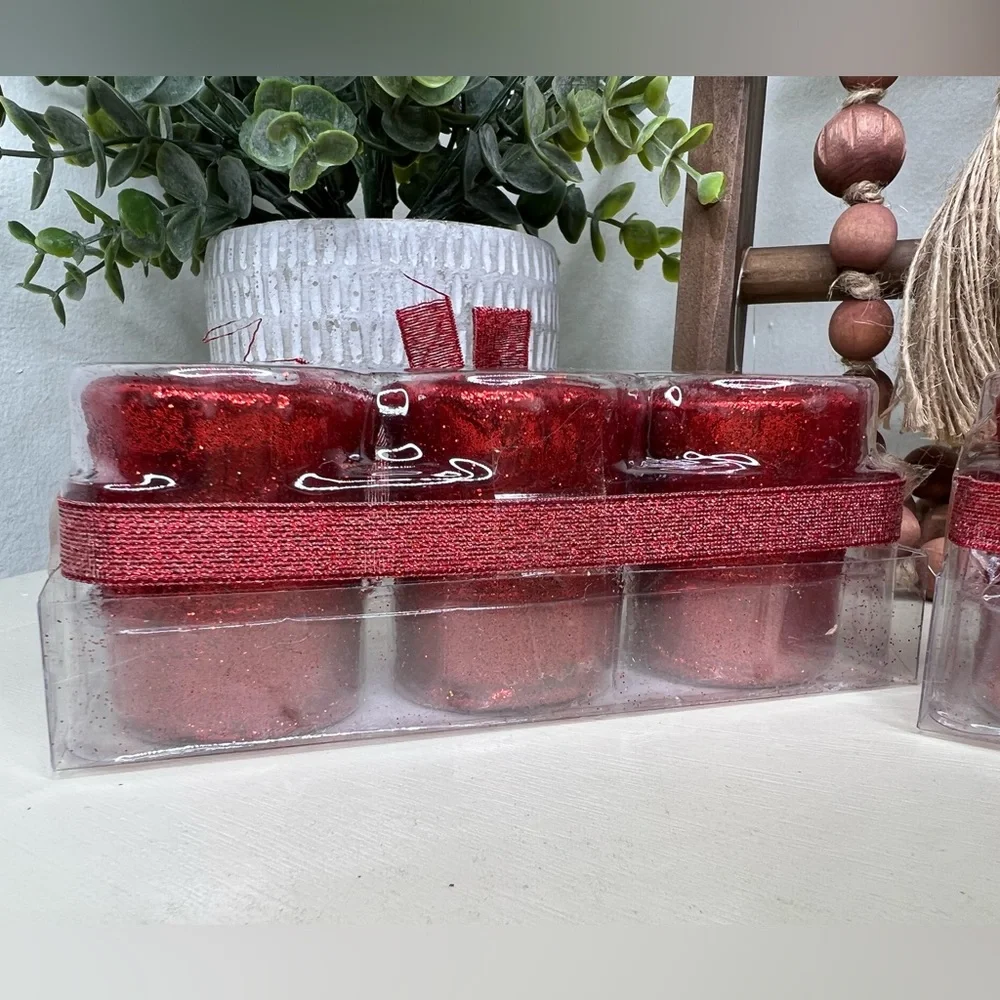 Brand New - Set of 3 Metallic Votives